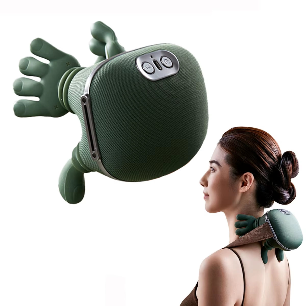 Master Hand Neck & Shoulder Massager Cervical Spine Massager Bionic Finger Heated Neck & Shoulder Massager
