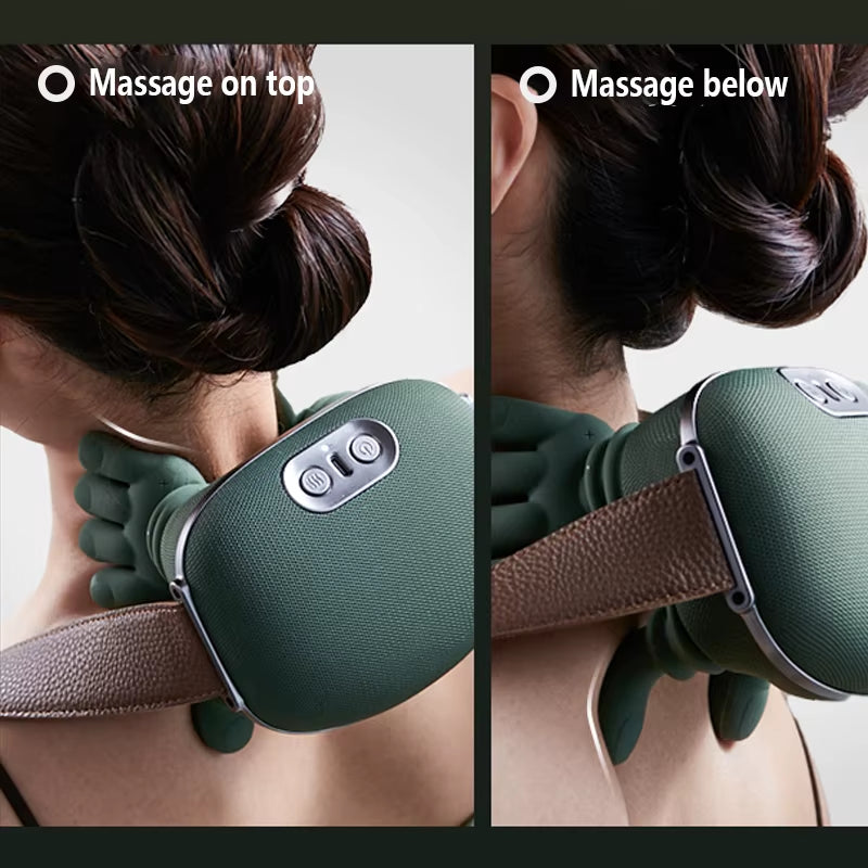 Master Hand Neck & Shoulder Massager Cervical Spine Massager Bionic Finger Heated Neck & Shoulder Massager